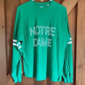 Notre Dame Long Sleeve Shirt Size-M
